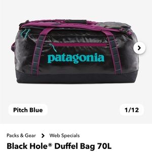 Patagonia Black Hole Duffel Bag - 70 Liter